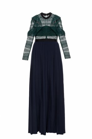 Lace-trimmed dress, zdjęcie 1 Lace-trimmed dress od Self Portrait